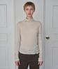 Simeteuligpeosenteu Wool Turtleneck Top / Light Beige