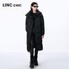 Jinyujie Women's Maillard Long Thickened Duck Down Puffer Jacket