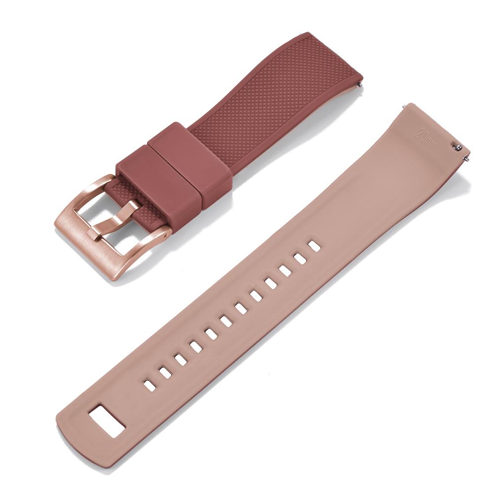 STAPELP Premium Silicone Watch Band Quick Release Rubber 20mm Watch Strap Silicone Watch Strap Watch Replacement Watchband
