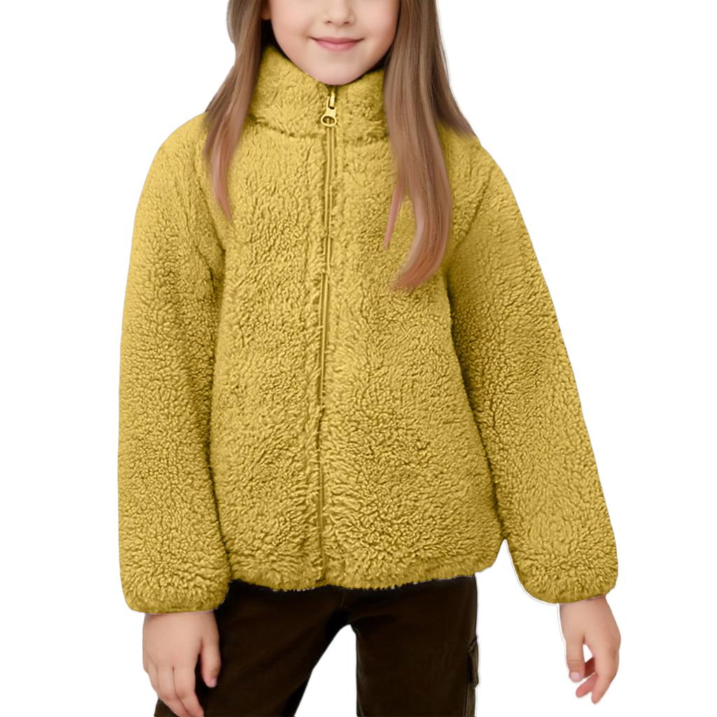 Kids' Girls' Coral Velvet Top Warm Coat Warm Coat