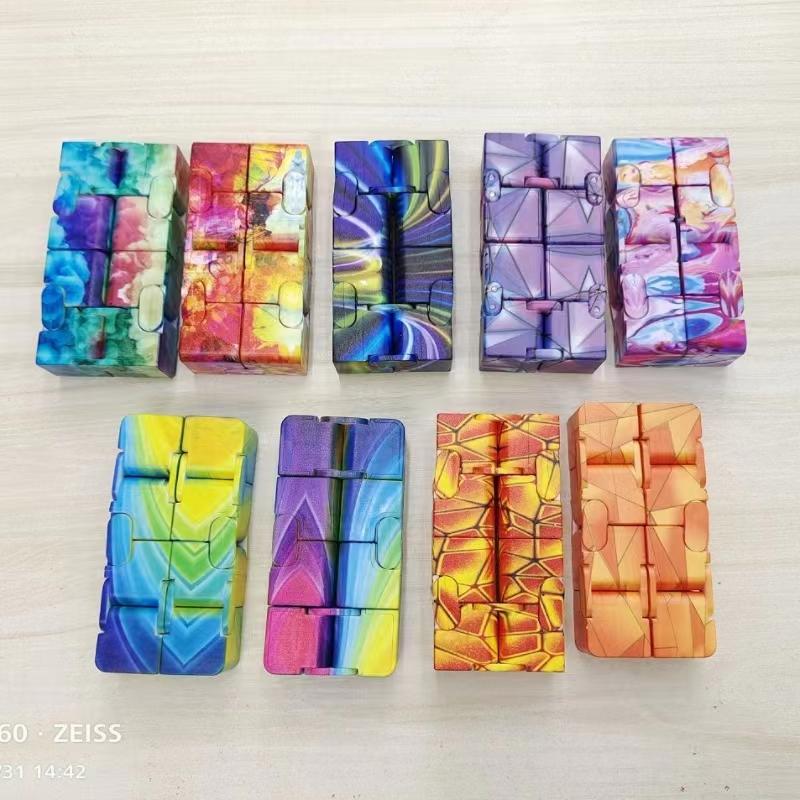 Starry Sky Christmas Magic Cube Children Adult Autism Anti Stress Relief Funny Hand Game Fidgets Decompression Toys