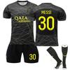 Paris Saint-Germain 2022/2023 Season Messi Away No.3 Football Jersey for Kids