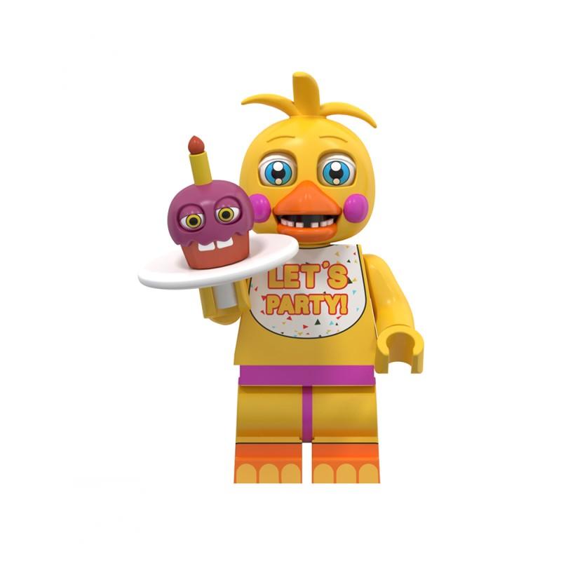 Mini Bricks Bonnie Decoration Piece Construction Block Games Figure Chica Foxy Bear Freddy Fazbear Plaything Accessories Party Presents