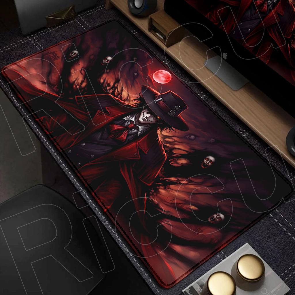 XXL HD Tisk Počítačové PC příslušenství Herní Podložka pod Myš Hellsing Alucard Velká Herní Podložka pod Myš Anime Kobereček Podložka pod Klávesnici Stolní Podložky
