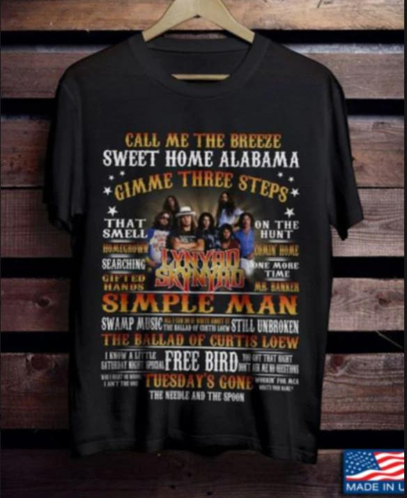 Lynyrd Skynyrd Call Me The T-shirt, Size S-4XL