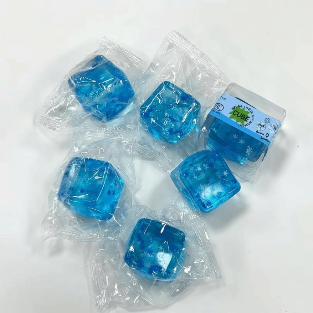 Slow Rising Sensory Fidget Toy Ice Cube Squeezable Toys Ice Cube Squishy Toy  Adults