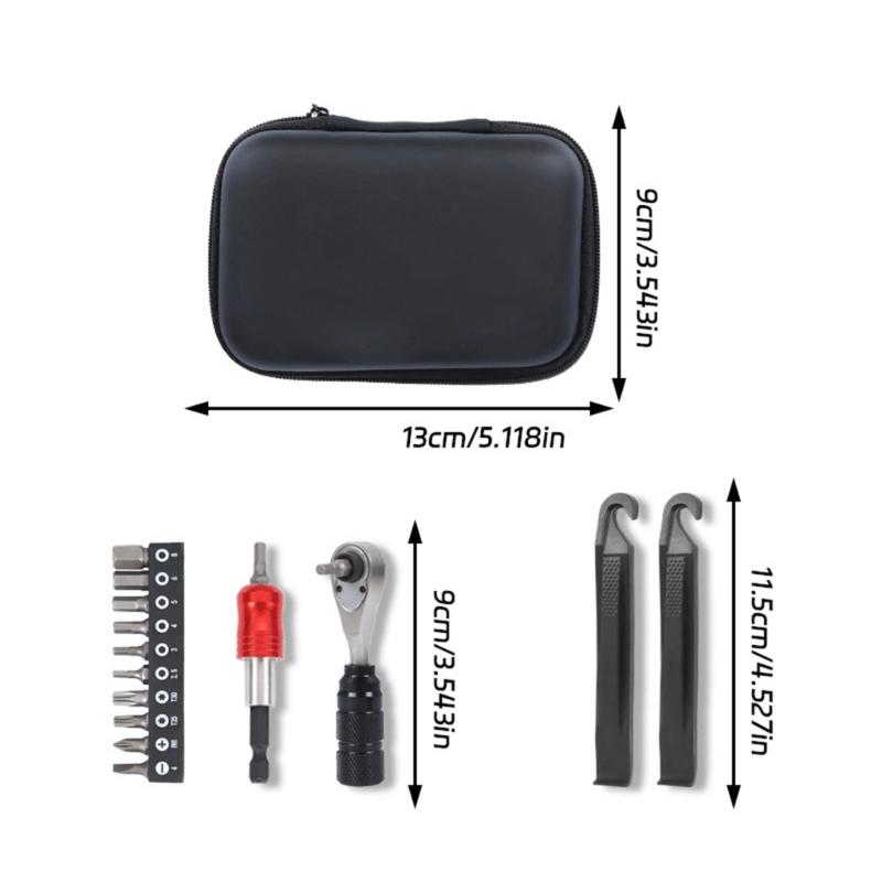 1 Satz Professionelles Fahrradreparaturwerkzeug Radreparaturwerkzeug Ratschen Schraubenschlüssel für Outdoor-Radausflüge