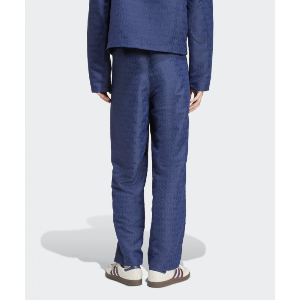 Adidas 70s Club Pants   Navy Orange Jn5971