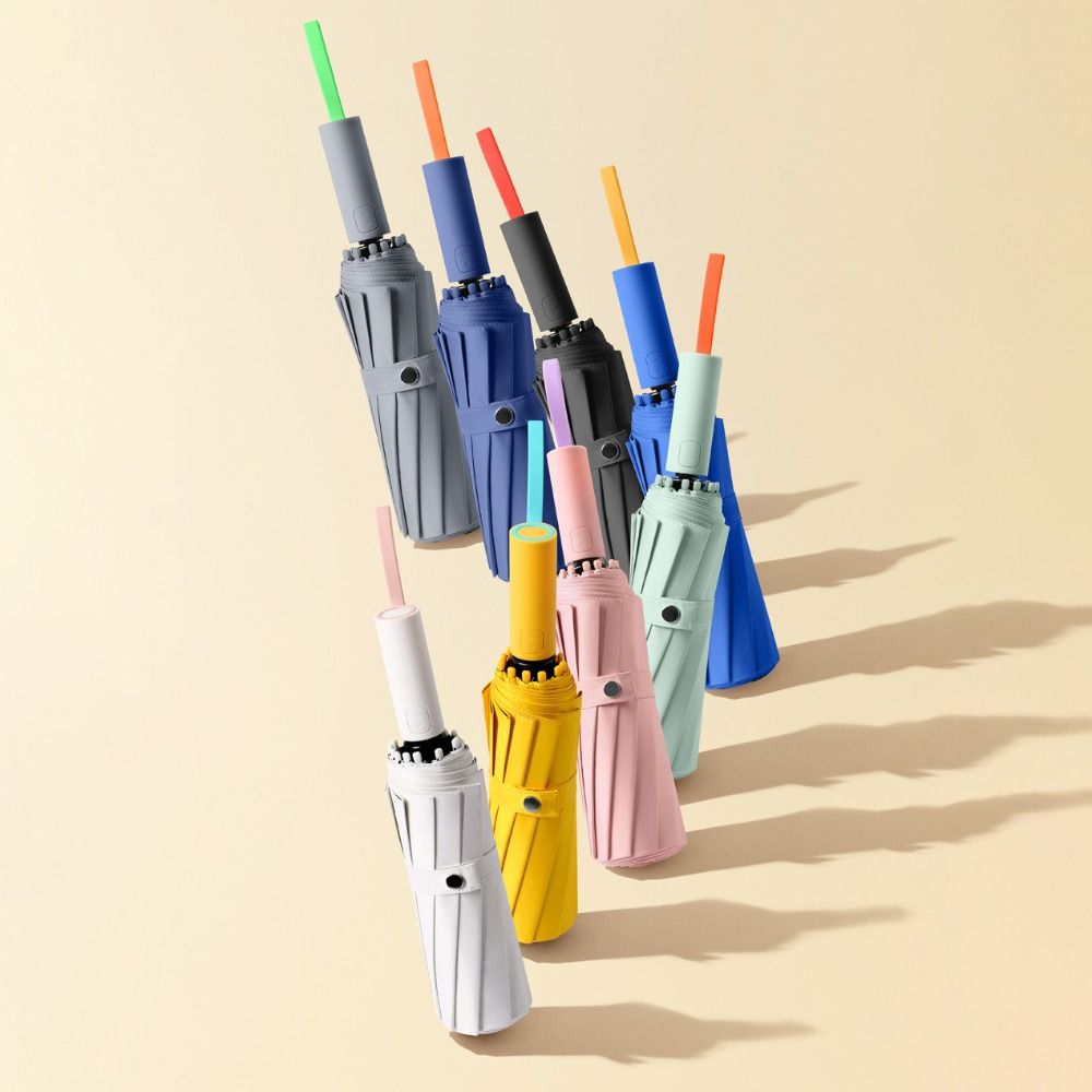 72 Bone Automatic Folding Umbrella Large Size Reinforced Windproof Umbrella Portable Sun Protection Umbrella UV Protection