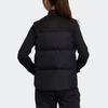 Adidas FW22 Solid Casual Down Vest Women Outerwear Black H23077