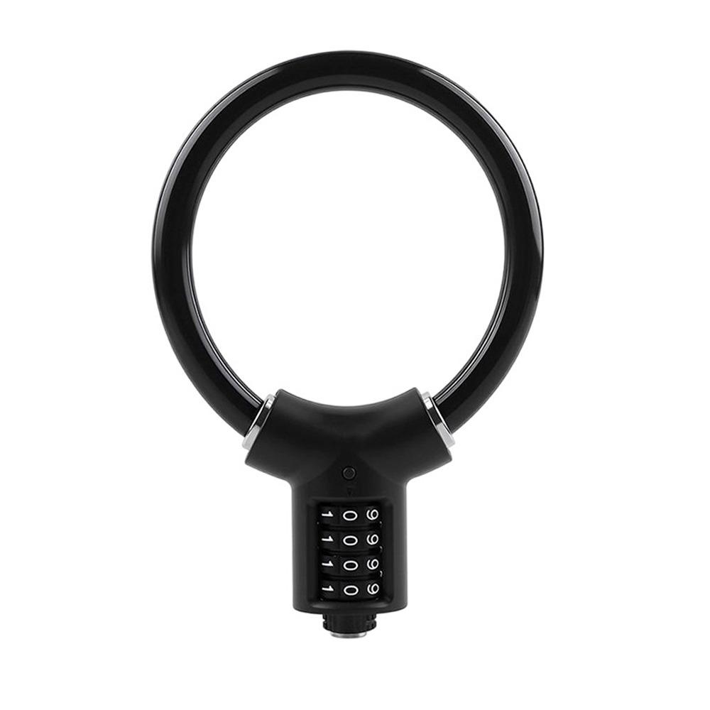 4 Digit Combination Bicycle Combination Lock Portable Ring Lock Keyless Bike Cable Lock Bicycle