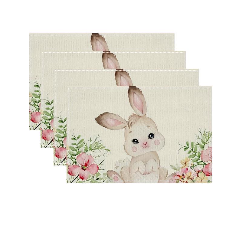Heat-Resistant Stain-Proof Linen Party Placemats - Festival Collection