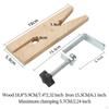 Bench Pin Clamp Jeweler Table Jewelers Adjustable V Groove Wooden Workbench for Jewelry