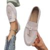 One-pedal High-end Loafer Single Shoes Women's New Large Size 43 Sets of Feet Rubber Women's Shoes