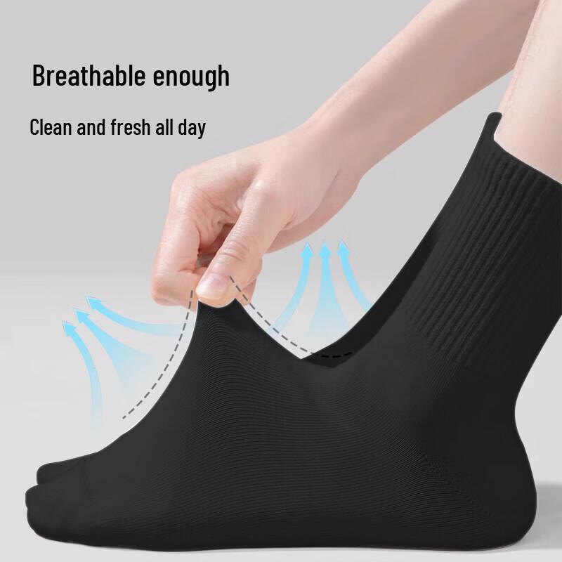 Nolan Sendy 7A Antibacterial Disposable Mid-Calf Cotton Socks