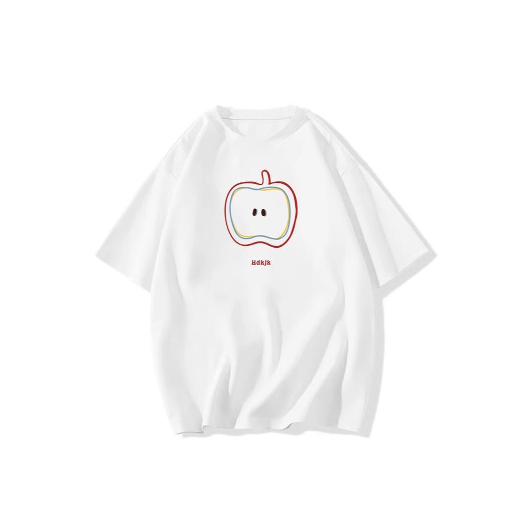 Yellow Cotton Short-sleeved T-shirt Women's Summer New Design Sense Niche Student Loose Half-sleeved Small Top