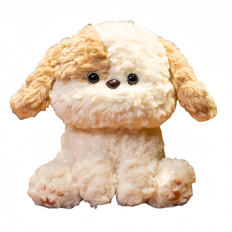 Cute cute puppy dog doll plush toy teddy dog doll girl soothing doll birthday gift