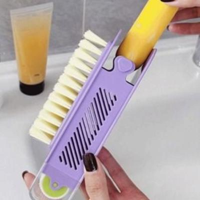 New Multifunctional Soap Box Non-slip with Brush Roller Soap Boxes Soap Storage Tool Drain Soap Storage Boxes