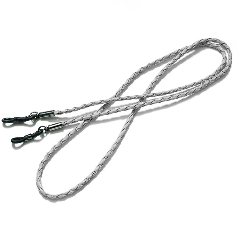 Thicken Twist Sunglasses Leather Rope Chain Eyewear Braided Glasses Lanyard Strap Outdoor Sports Non-slip Eyeglass Accessories