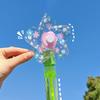 1 Stück Blume Windmühle Seifenblasenstab Handheld Seifenblasenmaschine Blasen Blasspielzeug Niedlich Kreativität Party Dekoration Kinderspielzeug Geschenk