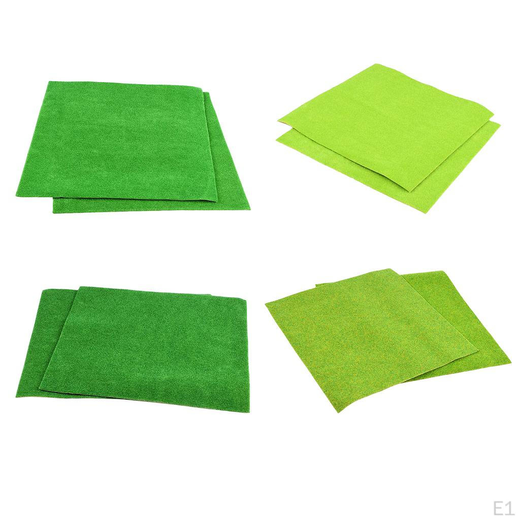 3mm Thick Synthetic Turf Lawn Micro Landscape DIY Decor