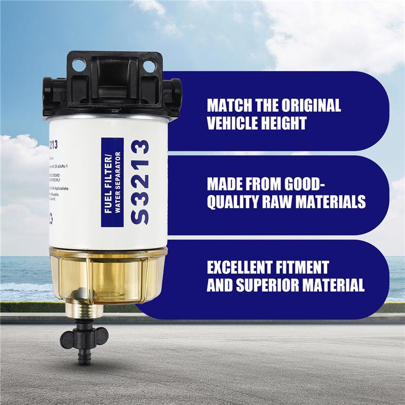 S3213 Kraftstoff-Wasserabscheider Filterbaugruppe Für Außenbordmotor Mercury 35-60494-1 Für B32013 18-7932-A87Q
