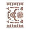 Waterproof Tattoo Stickers Middle Eastern Lace Temporary Tattoos for Women Adults Adhesive Body Art Stickers