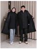 Three-in-One Fleece-Lined Winter Sports Jacket: Detachable, Over-the-Knee, Cotton-Padded, Plus Size, Unisex School Uniform