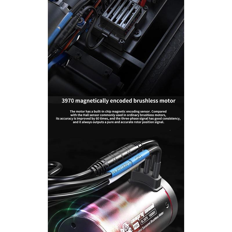 New RC 1:8 H8h-V2 Brushless High-Speed Car - 4x4 Off-Road & Professional Differential Lock Dual Speed
