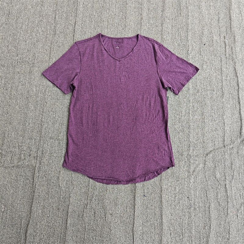 

Круглый низ средней длины, серо-коричневый, повседневная домашняя одежда, короткий рукав Dark purple S