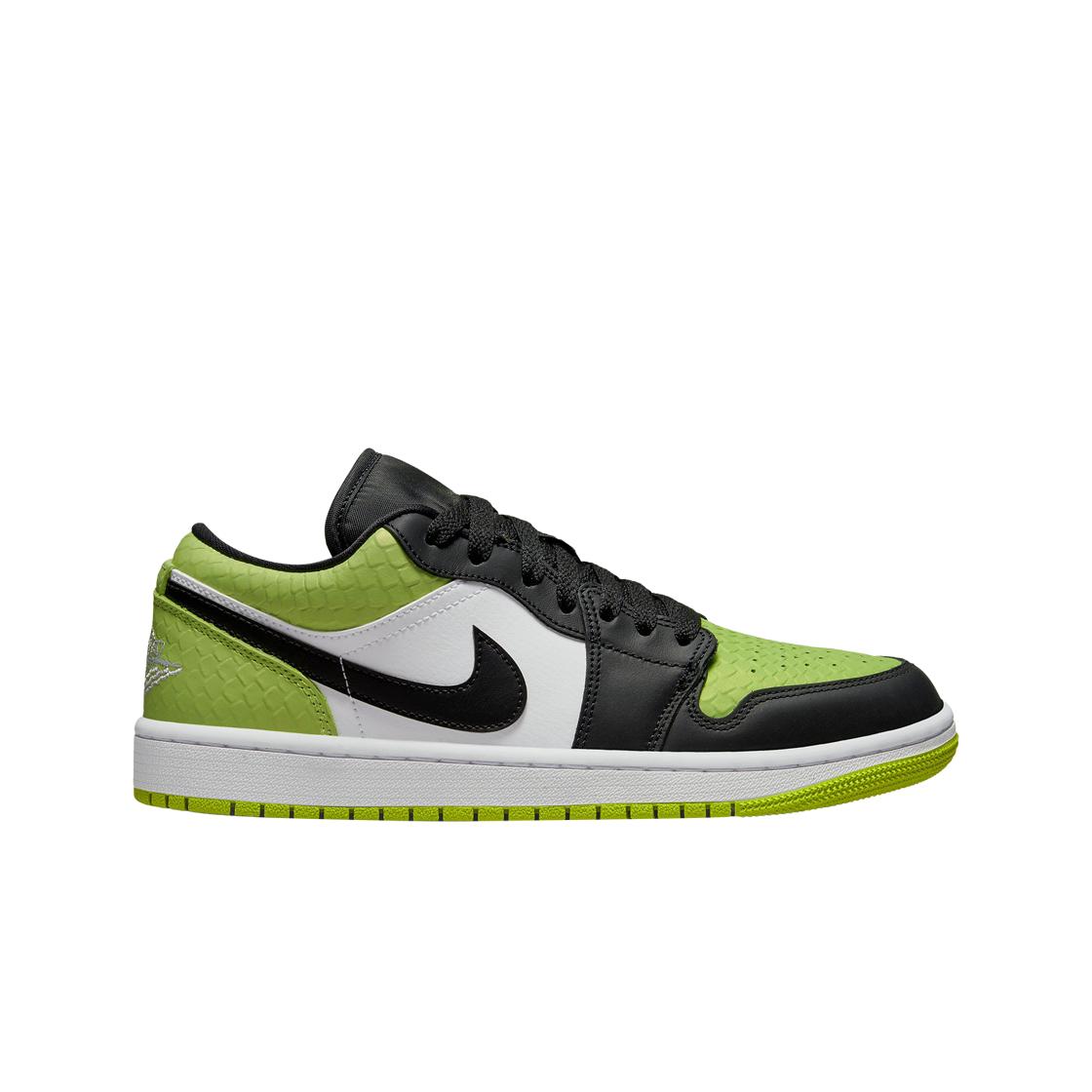 

Женские кроссовки Jordan 1 Low Vivid Green and Black DX4446-301