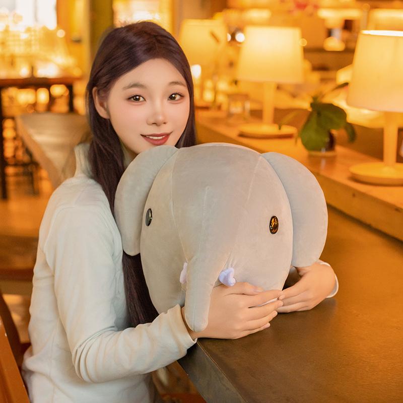 30/45cm Soft Elephant Plush Toys Cute Elephant Baby Sleeping Pillow Stuffed Animals Kids Birthday Gifts