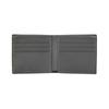 Gucci Dubbel G logo keramische afwerking klepsluiting GG Supreme canvas en lederen portemonnee heren zwart