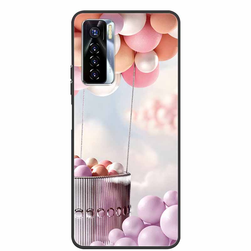For Tecno Camon 17 Pro Case Soft Silicone Fundas Back Cover For Tecno Camon 17P 2021 Phone Case Camon17 Pro 6.8 inch TPU Cover