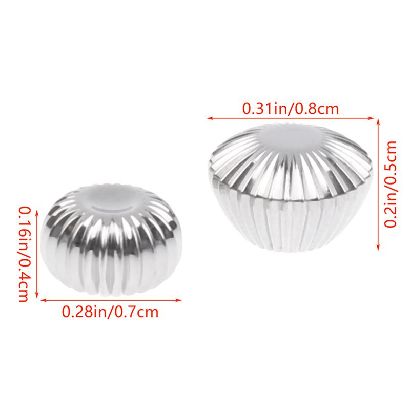 Silver Watch Crown Stainless Steel Different Size For St3600/St3621 Eta 6497 6498 Watches Manual Movement Accessory Part