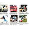Auto Polierpad Polierschaum Schwamm Pad Kegel Polierer Pufferpad Automobil Wachs Set für Auto Radnabe Scheinwerfer Polieren