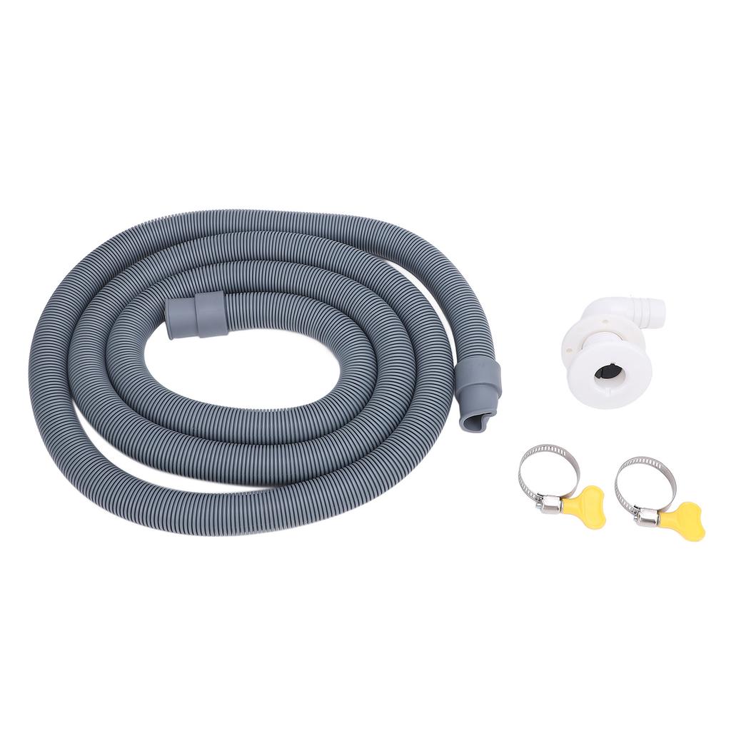 750GPH Bilge Pump Installation Kit High Pressure Resistant 0.75in Dia. 6.56ft Bilge Pump Hose with 90 Degree Fitting Check Valve