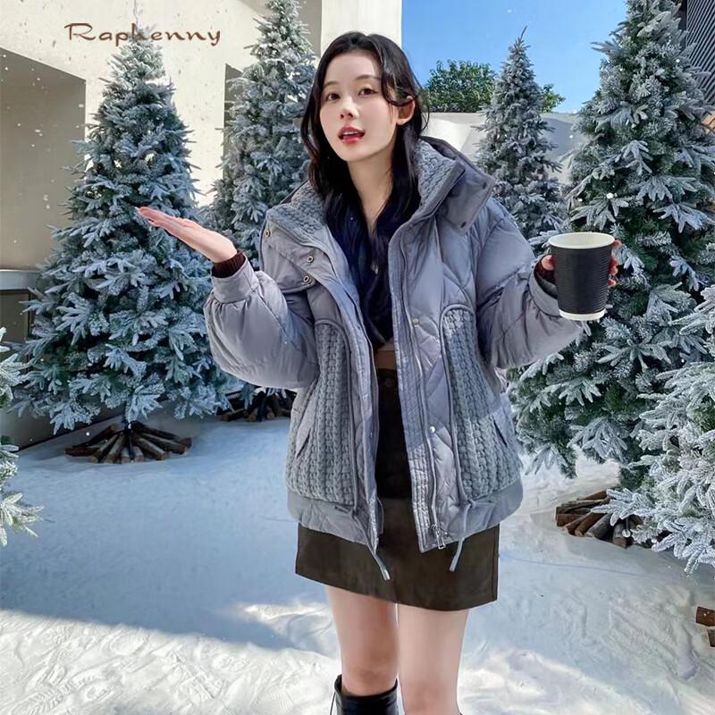 

Женская куртка Raphenny свободного кроя на утином пуху MR009 M