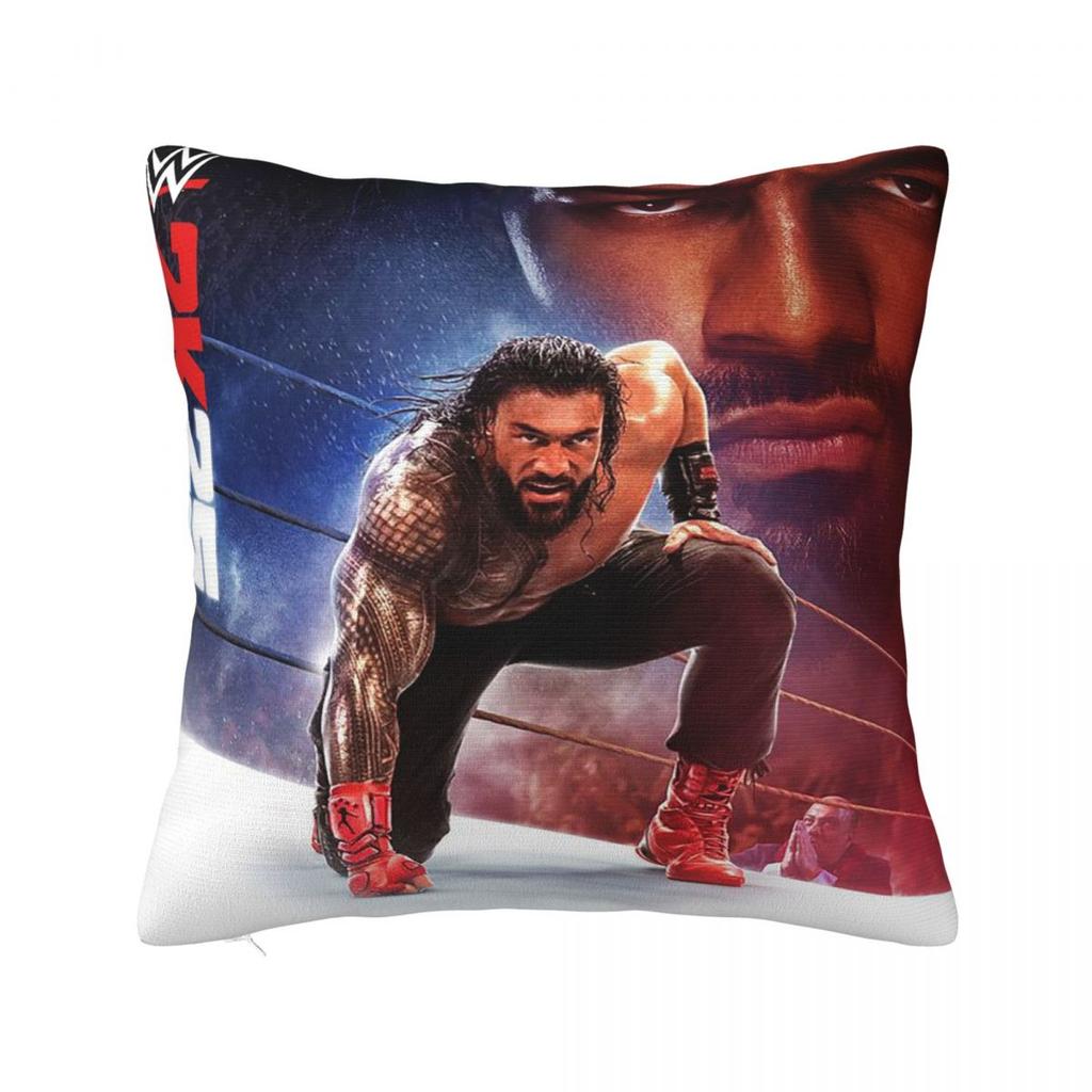 Federa per Cuscino Quadrata Wrestler Roman Reigns Federa per Cuscino Federa per Cuscino da Lancio per Casa Divano Soggiorno