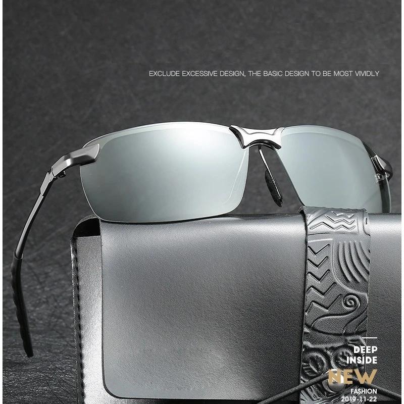 Pochromic Polarized Driving Outdoor Glasses Ultralight Anti Radiation Glasses Fishing Hiking Sun Glasses Driver's Eyewear