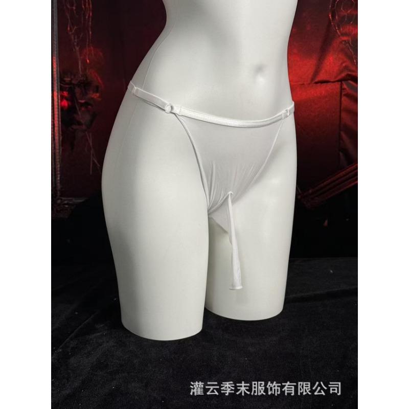 Sex underwear sexy stockings thong separation JJ set silky smooth shiny panties ultra-thin summer thong E82