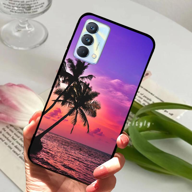 For cover Realme GT Master Case Edition Animal Cartoon Soft Silicone Funda for Realme GT Master Explorer Phone Cover Black Coque