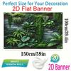 2D planar banners 1 vintage greenery banner - various sizes and materials suitable for indoor and outdoor decoration