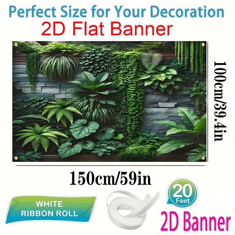 2D planar banners 1 vintage greenery banner - various sizes and materials suitable for indoor and outdoor decoration