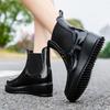 Rain Shoes Fashion Women's Versatile Waterproof Rain Boots Short Women's Adult Thickened Water Shoes Martin Rubber Shoes Boots