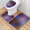 Line Toilet Floor Mat Three-Piece Bathroom 3-Piece Carpet Doormat