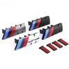 EEIY6 7.3x2.3cm/9x2.9cm Decorative Accessories Made of ABS Material Suitable for M Logo. Bright Black/matte Black/silver/gray.