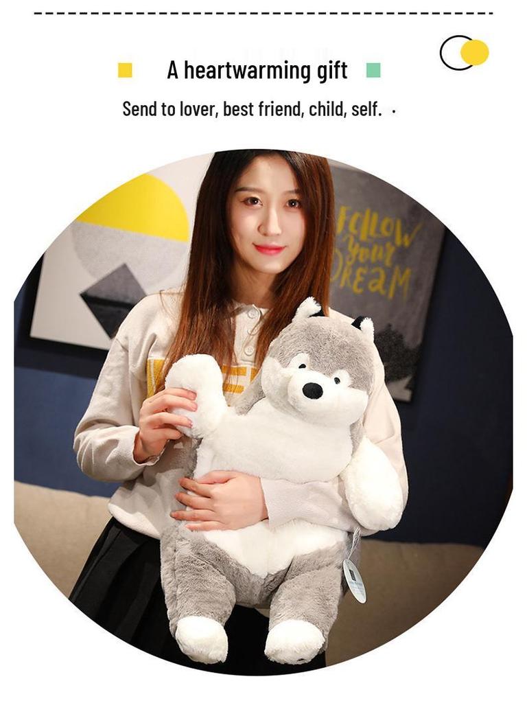 Cute White Rabbit Plush Toy - Pillow and Bedtime Doll Gift for Girls