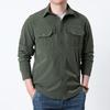 Men's Quick-Dry Military Tactical Outdoor Shirt, Long-Sleeve, Elastic, Breathable, Multi-Pocket Workwear for Spring & Autumn