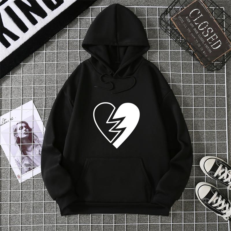 Heart-Katawa Shoujo Fashion Hoodies High-Quality Sweatshirt Katawa Shoujo Shojo Disabled Girls Broken Heart Hearts